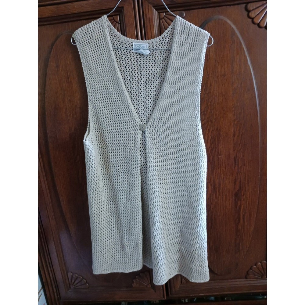 Linen blend cardigan